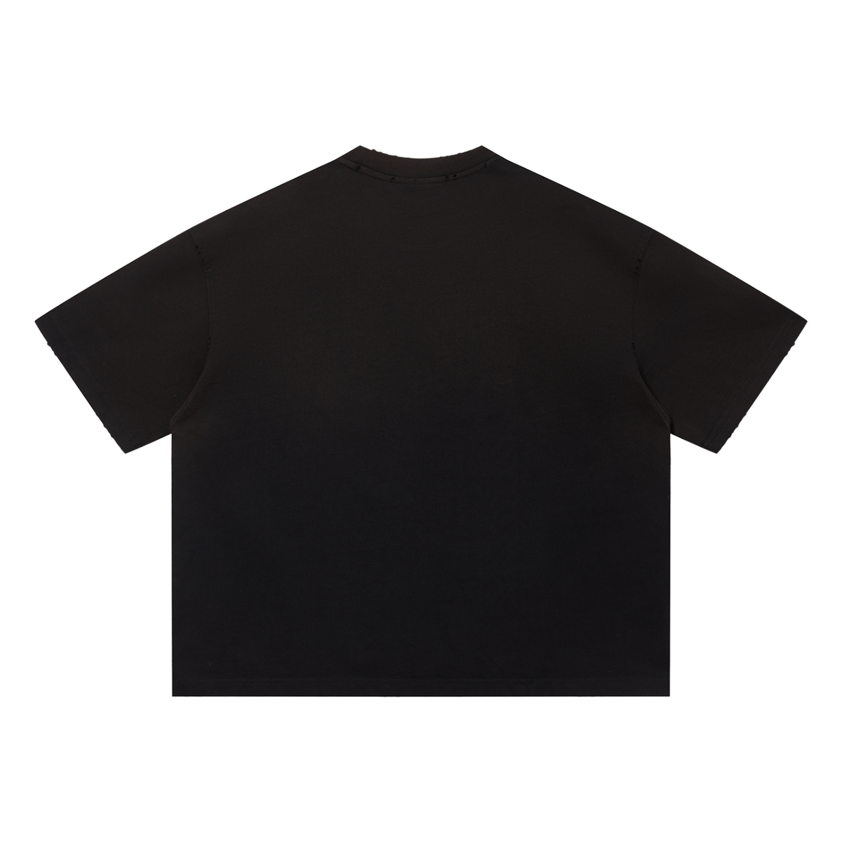 Light Sun Fade Distressed Boxy Tee