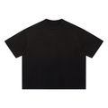 Light Sun Fade Distressed Boxy Tee