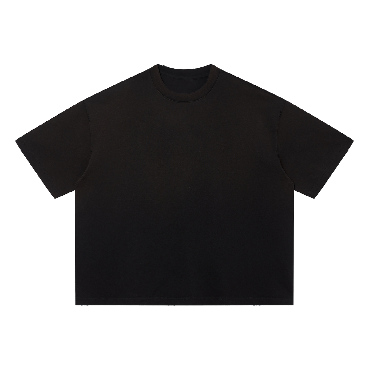Light Sun Fade Distressed Boxy Tee